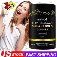 Shilajit GOLD Gummies, Organic, Extremely Potent 3000 mg, Fulvic Acid