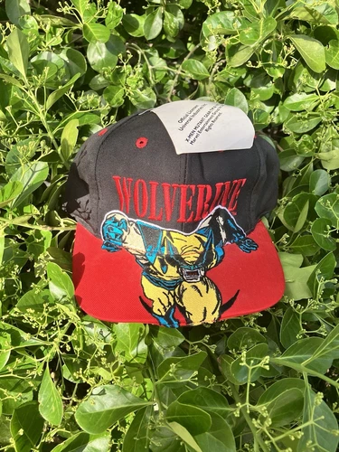 Vintage Wolverine Mutant Gear Marvel Comics Big Logo SnapBack X-Men Two-Tone NWT