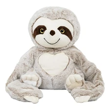 Weighted Stuffed Animal - Gray Sloth 4.5 lbs, Ideal for Sensory Needs, Austis...
