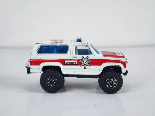 Matchbox Chevy Blazer 4x4 Sheriff SP-7 Toy Car Vtg 1983 80's Diecast Vehicle