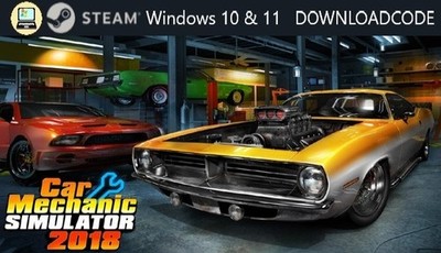 NEU PC Computer Spiel Car Mechanic Simulator 2018 für Windows 10 11 STEAM Code
