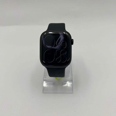 Unlocked Apple Watch Series 11 46MM Jet Black Aluminum Black Sport Band