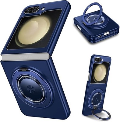 Magnetic Case for Samsung Galaxy Z Flip 5 - Shockproof Slim Fit with Kickstand,