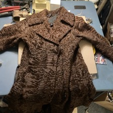Brown Fur Coat Vintage Early 60s Winter Fashion For Women
