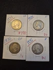 4 Nice 1934-35 Silver Washington Quarters.