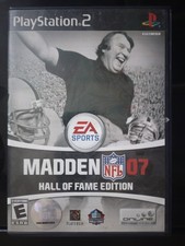 Madden NFL 07: Hall of Fame Edition (Sony PlayStation 2, 2006) ***TESTED***