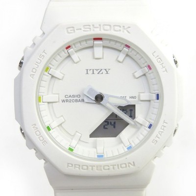 Casio x Itzy GMA-P2100IT-7AJR Quartz Women Watch White Dial Ana-Digi From Japan