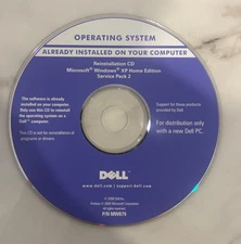 DELL Operating System - Reinstallation CD For Windows - Free Shipping