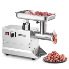 WILPREP 265 lb/h Commercial Electric Meat Grinder W/ Reverse Function ETL Cert.