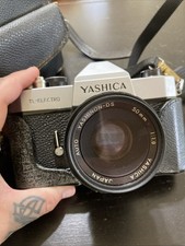 1970s Yashica TL-Electro 35mm Film Camera w/ Auto Yashinon-DS 50mm f/1.9 Lens