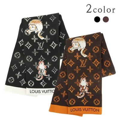 New Louis Vuitton Bandeau Catogram Monogram cat Silk Scarf MP2268 MP2269