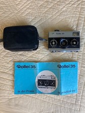 Rollei 35 40mm f/3.5 Tessar camera with case and instructions