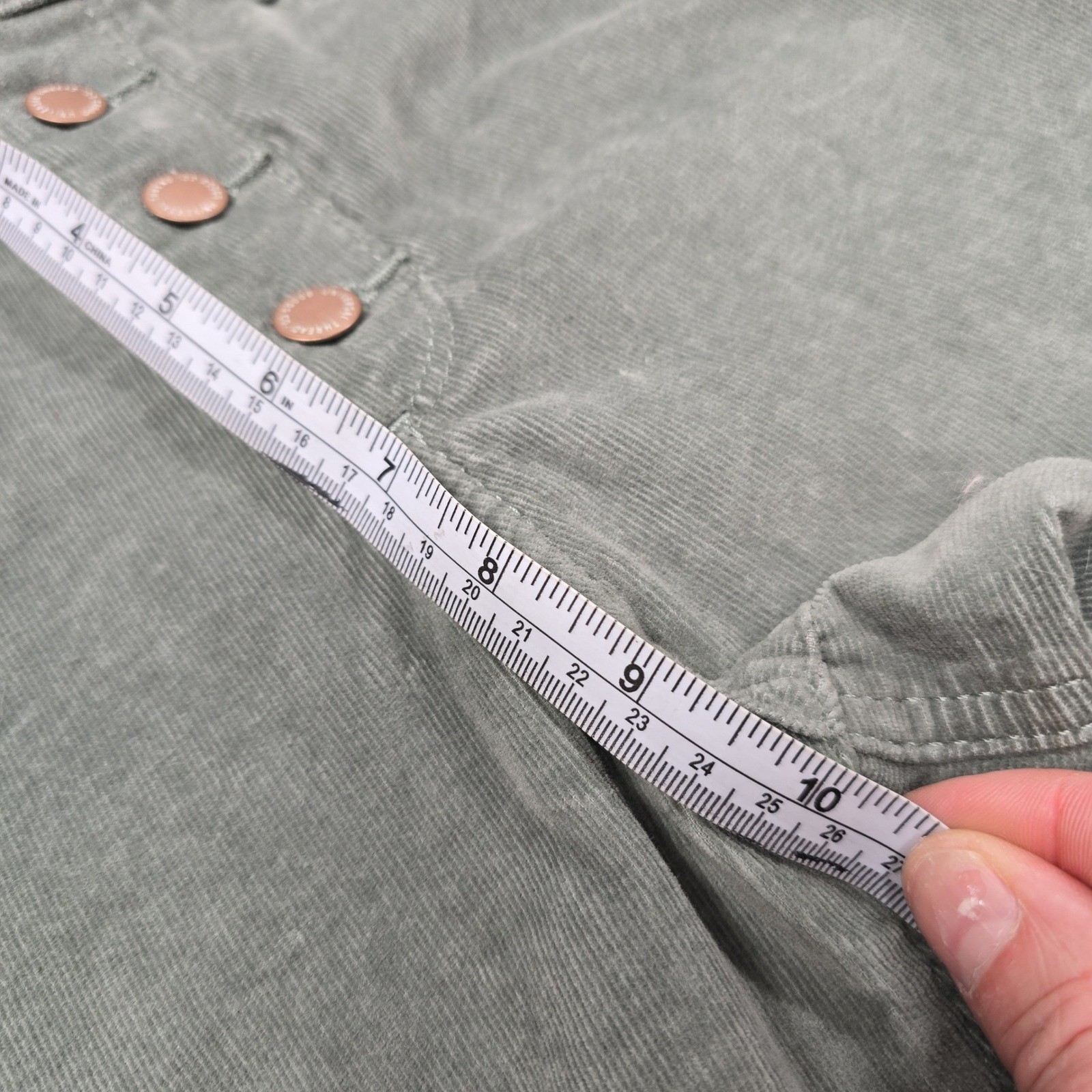 Universal Thread Corduroy Button Fly High Rise Sk… - image 8