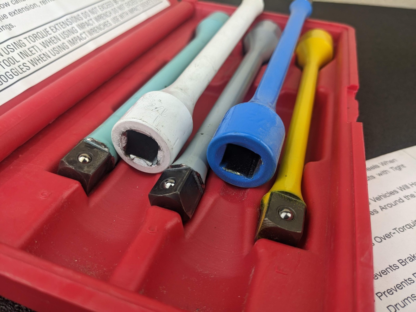 #bm959 Matco Tools WTK5500 5 Piece 1/2in. drive Torque Extension Set