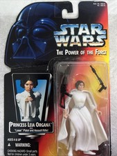 1995 Kenner Star Wars Power of the Force PRINCESS LEIA ORGANA Action Figure New