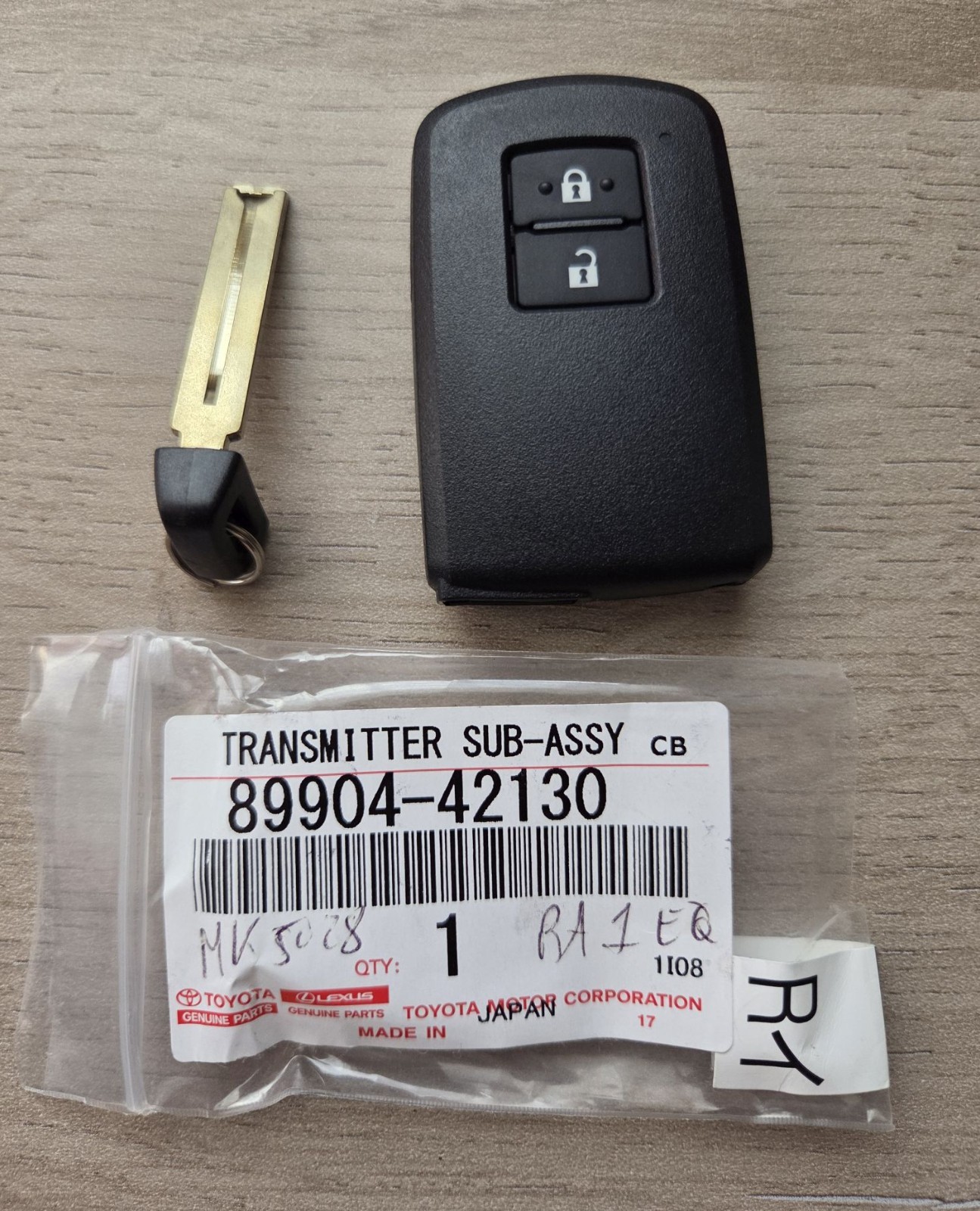 Télécommande Toyota BA1EQ pour remplacer double de clé automatique
