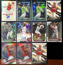 RICARDO CABRERA 2025 Prospect Edition SILVER AUTO #195 Cincinnati Reds RC Lot 11