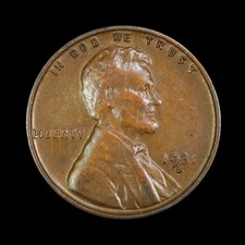 1931-S Red-Brown Lincoln Cent 1C Penny, Great...