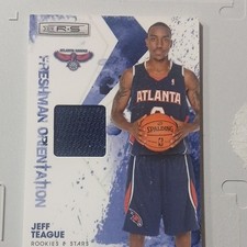 Panini Rookies & Stars Longevity Jeff Teague Freshman Orientation Rookie #18 At…