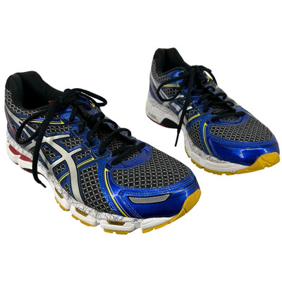 Men's Asics Gel Kayano 19 T342N 9091 Black/Lightning/Blue