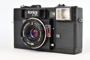 [Für Ersatzteile] Konica C35 AF analoge Kleinbildkamera Hexanon 38 mm F2.8! A...