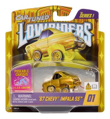 CarTuned Lowrider Series 1-1967 Impala SS (Yellow/Gold)