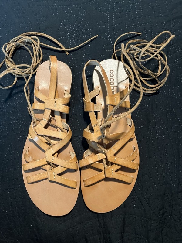 Cocobelle Leather Sandal Size 10/41 New