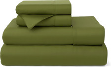 100 Rayon Derived from Bamboo Bed Sheet Set - Cooling, Breathable, Silky Soft 4