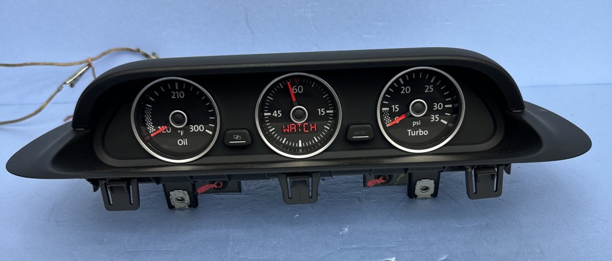 時計 VW Oil Temperature Boost Gauge Clock 2013 VW Beetle 5C5919527C for