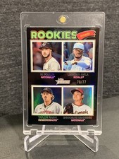 2026 Topps Heritage Baseball Rookies Pitchers /77 Poulin Avila Rashi Ogasawra RC