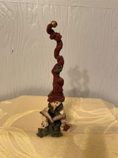 Boyd’s Bears Folkstone #2810 Windy W/ Book Snowman Figurine 1994 8”