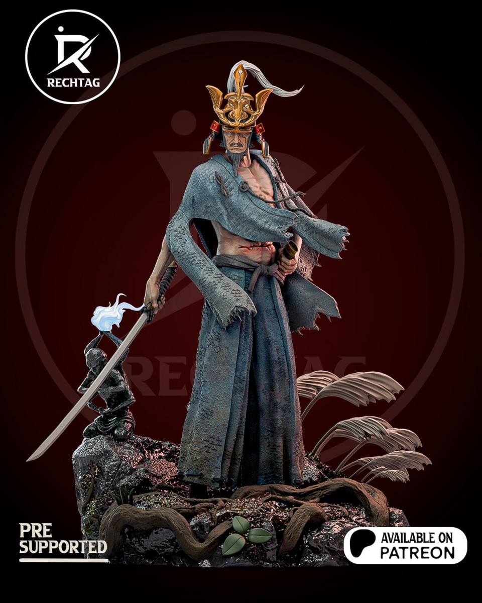 Isshin Ashina | Sekiro: Shadows Die Twice | 3D Printed Sculpture