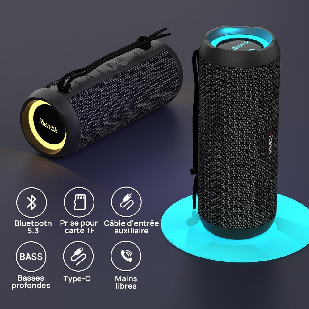 Enceinte Bluetooth 30W basses renforcées avec 30 heures d'autonomie - 2