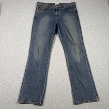 Vintage 90s Calvin Klein Jeans Womens 12 Medium Wash Straight Leg Stretch Denim