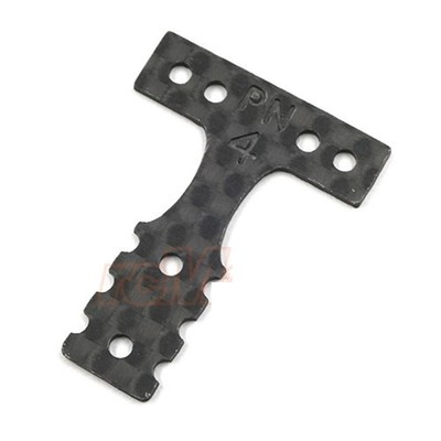 PN Racing Mini-Z MR03 MM Silver Carbon T-Plate #4 Stiffness High Rebound MR3002S