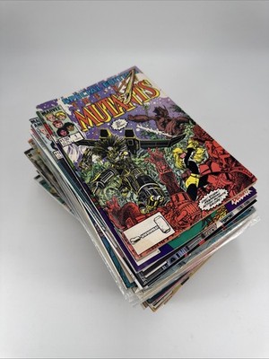 Lot Of 83 The New Mutants Marvel Comics Between #1-100 + Annuals NO 87 or 98