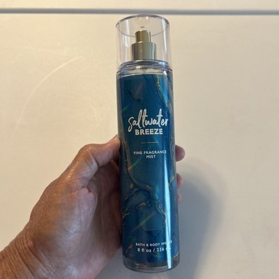 Bath & Body Works SALTWATER BREEZE Body Mist Spray 8 FL OZ NEW! Discontinued