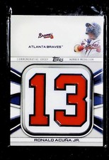 2022 Topps Series 1 Baseball Ronald Acuna Jr. Manufactured Patch