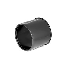 Black Center Cap for Steel Wheels - 4.25" Bore Size, Open Push-Through