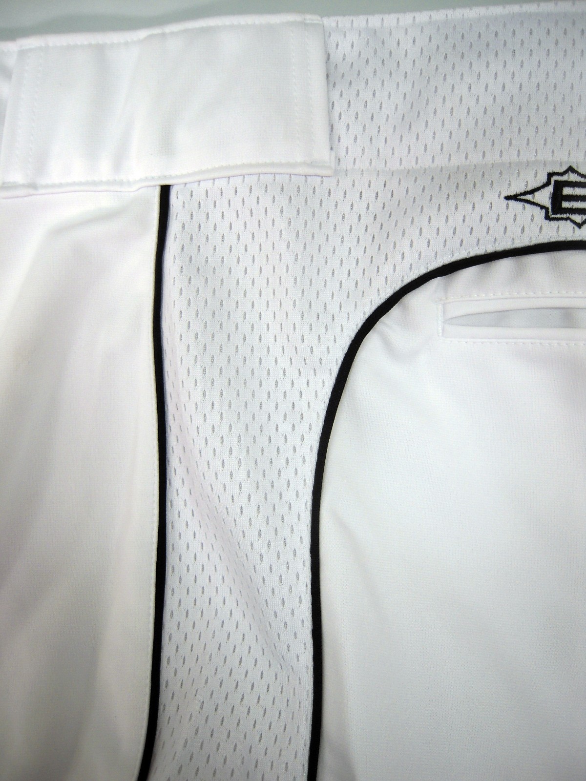 Easton MCast Pro Mens Adult Baseball Pants White w/ Black Piping, Size