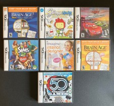 Nintendo DS Lot of 7 Authentic Cases  Manuals Only - No Games Included