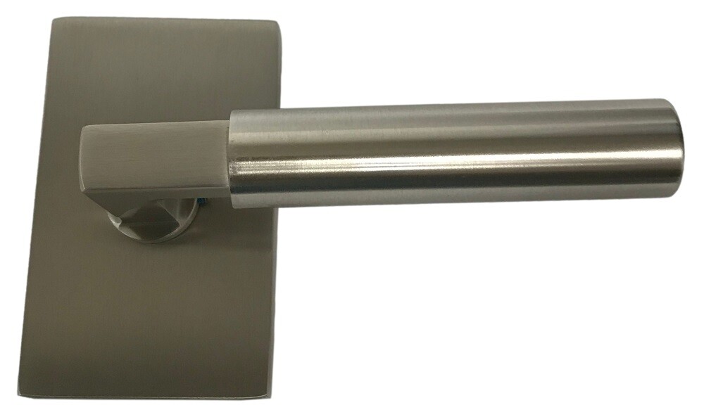 Emtek 5052HECUS15 Hercules Dummy Lever with Modern Rectangular Rosette