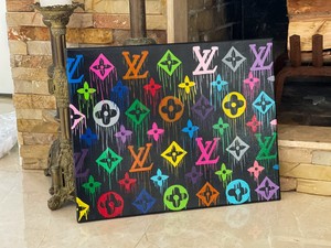 louis vuitton painting canvas