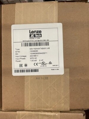 ESV152N04TXB 1PC NEW Sealed Lenze SMVector Frequency Inverter ESV152N04TXB