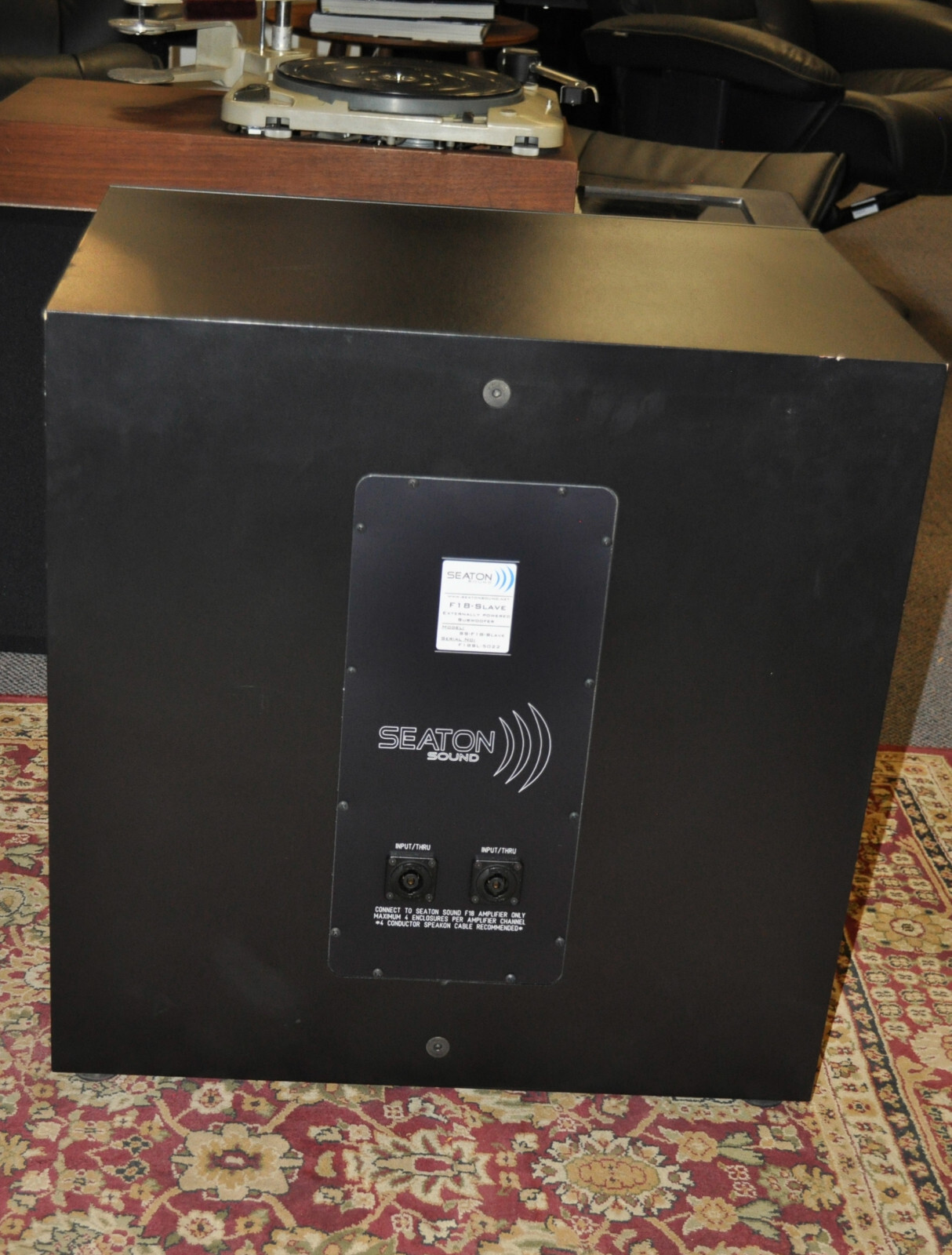 2 SEATON AUDIO F18 Slave 18Inch NonPowered Subwoofers eBay