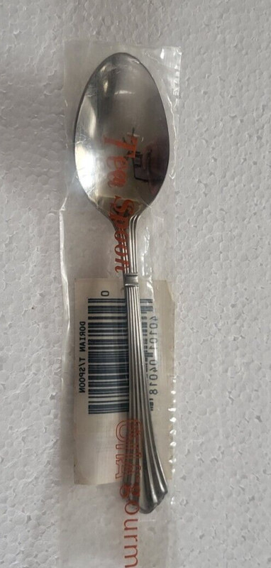 5 INDIVIDUAL WRAPPED ESTIA GOURMET  T/ SPOONS STAINLESS STEEL