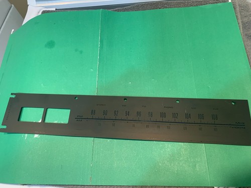 Pioneer SX-727  Stereo Receiver Parting Out  Dial Plastic