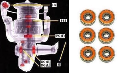 Okuma Ceramic Super Tune AVENGER BAITFEEDER ABF-50, ABF-55B