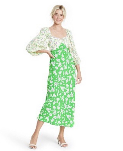NWT RIXO Target Green Daisy Long Sleeve 