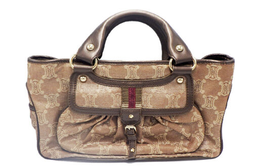 Celine Macadam Pattern Boogie Bag Beige Popular R… - image 1